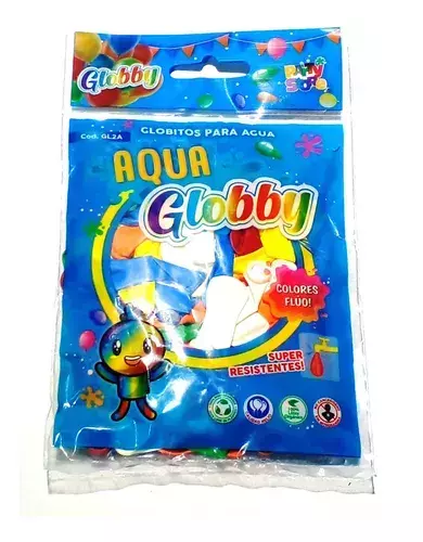 AQUAGLOBBY - BOMBITAS DE AGUA x 100 un.