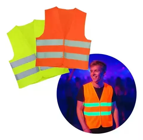 CHALECO REFRACTARIO FIESTA FLUO x10 YJ0759 - comprar online