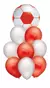 Set Decoracion Globos Futbol River Plate 9 Piezas - comprar online