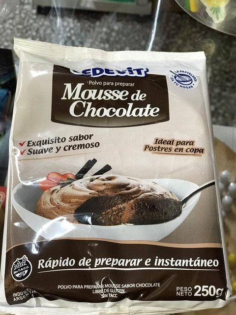 MOUSSE DE CHOCOLATE LEDEVIT x250gr