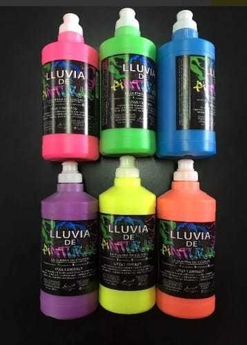 LLUVIA DE PINTURAS X 500CC. PACK X 6 SURTIDAS ARTELIGHT