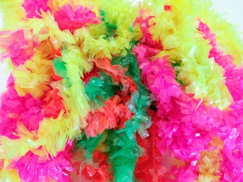 COLLAR HAWAIANO FLUO ELASTIZADO x25 BCOF