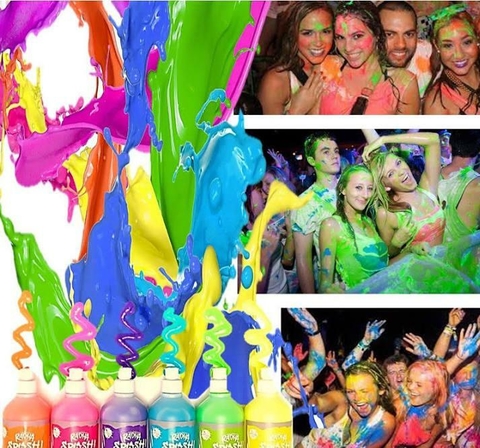 LLUVIA DE PINTURAS X250 CC. PACK X 6 MULTICOLOR ARTELIGHT