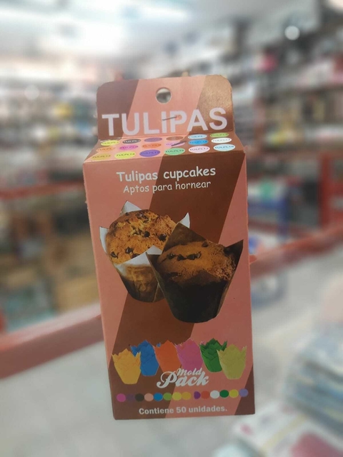 TULIPAS DE PAPEL ROSA (MPACK) x50 TULPL10