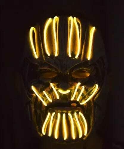 Mascara signo pesos luminosa led x1u. mas14