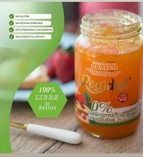 MERMELADA DE DURAZNO - REGIDIET x400gr