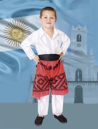 disfraz Gaucho (cinturón c/ monedas) T3