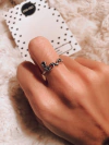 Anillo LOVE CURSIVA PL