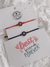 Set PULSERAS OJO ROJA & AZUL