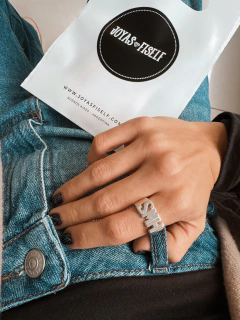 Anillo 3 INICIALES PL - comprar online