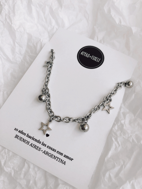 Pulsera ESTRELLAS & BOLITAS AC