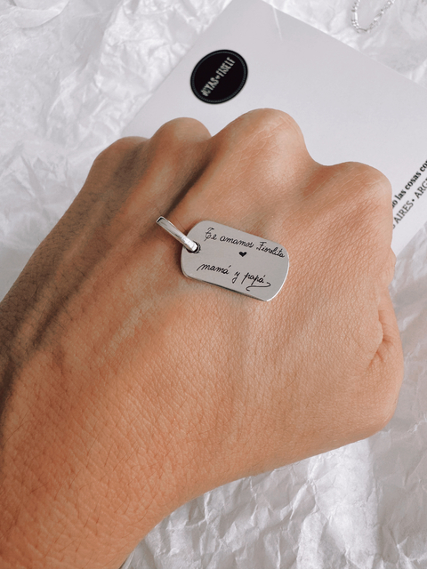 Dije CHAPITA MILITAR TRAZO PL