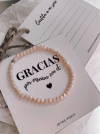Pulsera CRISTAL ELASTICO CREMITA SEÑO AC - comprar online