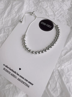 Pulsera BOLITAS REGULABLE II PL