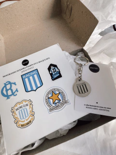 Box LLAVERO & STICKERS RACING