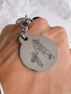 Llavero PERSONALIZADO DIBUJO ACERO - comprar online