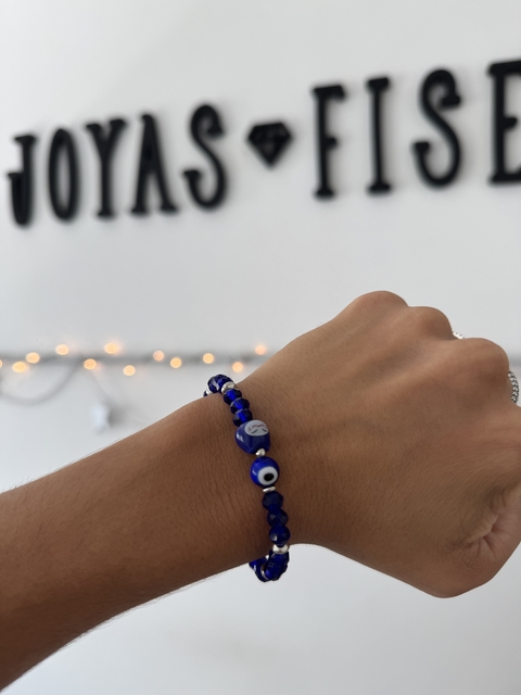 Pulsera ELASTIZADA LUCKY AZUL