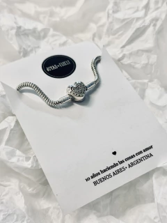 Pulsera ESTILO PANDORA CIERRE CORAZON PL - comprar online