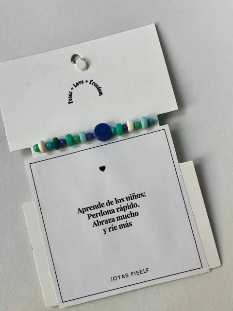 Set PULSERA HAPPY AZUL NIÑX