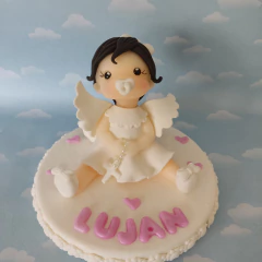 Adondo torta / centro de mesa bautismo nena o varon - comprar online