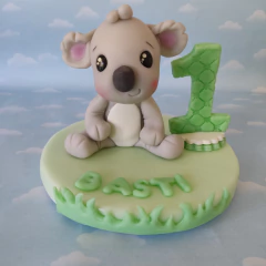 Imagen de Adorno de torta muñequitas abejitas número