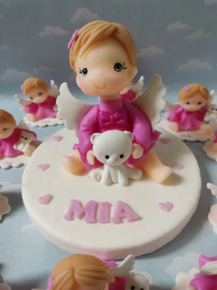 Adorno De Torta Bautismo. Pila Bautismal en internet