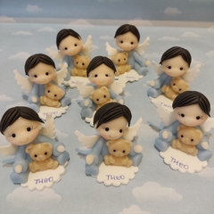 Souvenirs 20 Angelitos Bautismo Comunión - Nubecitas