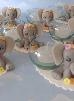 Souvenirs 10 elefantes - Nubecitas