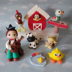 Adorno de torta animales de granja - tienda online