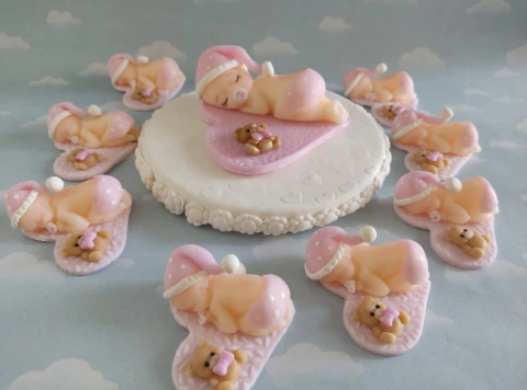 Souvenirs 10 bebes Bautismo/ Nacimiento/babyshower - comprar online