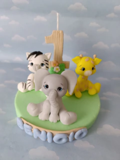 Adorno Torta safari animales de la selva - comprar online