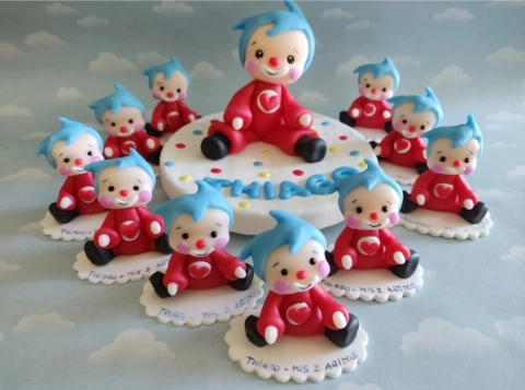 Payaso Plim Plim 10 Souvenirs Porcelana Fría - comprar online