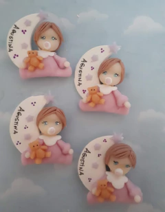 Souvenirs 20 Iman Lunitas Nacimiento Bautismo Baby Shower - comprar online