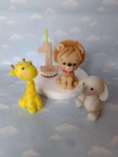 Adorno Torta safari animales de la selva - tienda online