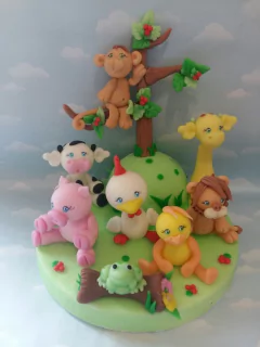 Adorno torta animalitos - comprar online