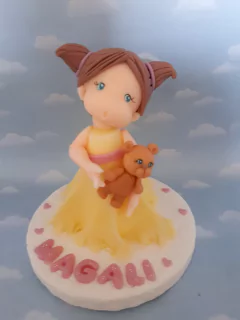 Adorno de torta hadas primer añito Bautismo - tienda online