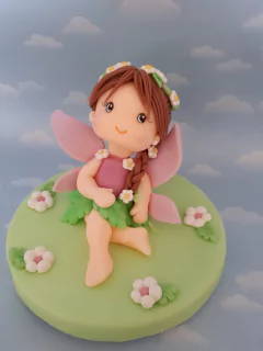 Adorno de torta hadas primer añito Bautismo - comprar online