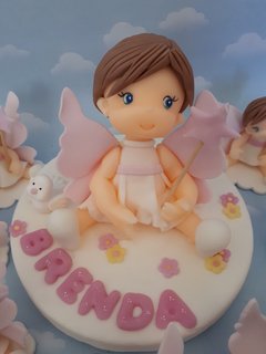 Adorno de torta Angelita