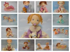 Adorno Torta Tinkerbell Hadas Porcelana Fria