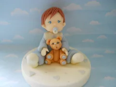 Adorno Torta Animalitos Selva Porcelana Fria - comprar online