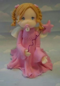 Souvenirs 10 Hadas Bautismo Nacimiento Porcelana - tienda online