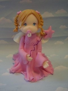 Imagen de Souvenirs Comunión 20 Hadas Bautismo Porcelana Fria