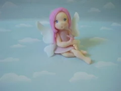 Souvenirs 20 Hadas Bautismo Nenas Nacimiento Porcelana Fria - comprar online