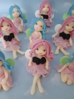 Souvenirs 10 Hadas Bosque Porcelana Fría Cumpleaños.