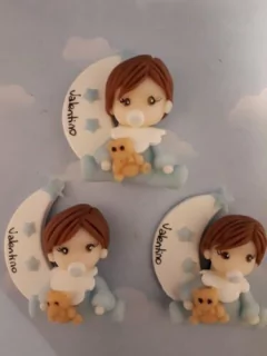 Souvenirs 20 Iman Lunitas Nacimiento Bautismo Baby Shower