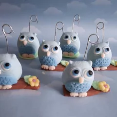 Souvenirs 10 Búhos Lechuza Porcelana Fria Imán Portamensaje - tienda online