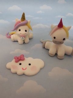 Souvenirs 10 iman nubes lluvia corazones - tienda online