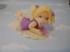 Souvenir Bautismo 20 Nena haditas Porcelana Fria - tienda online