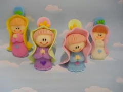 Souvenirs 10 Porfis Comunion Bautismo Porcelana Fría - comprar online