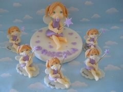 Adorno Torta Tinker Bel Hadas Porcelana Fria - tienda online